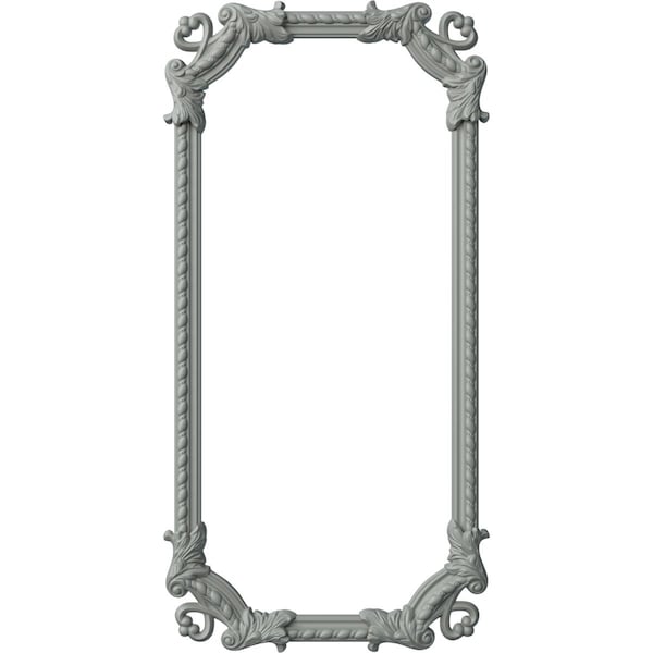 Ekena Millwork 24-in. W x 48-in. H Devon Rope Panel Moulding Kit Single Panel PMLKDE24X48A - main